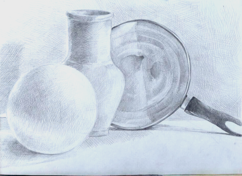 Items Still Life Original Painting | Art Handmade by Artist