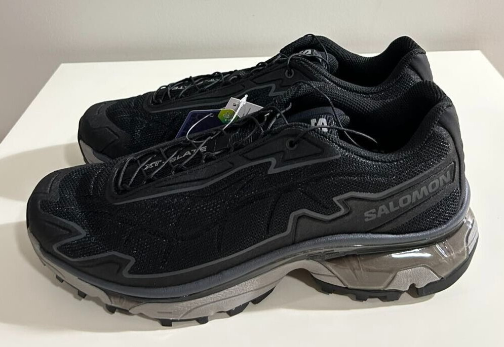 Brand new Men s Salomon XT Slate Advanced Black Sneakers in