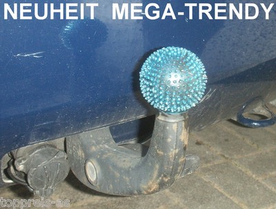 LUSTIGE KAPPE ANHÄNGERKUPPLUNG ABDECKUNG BLAU LUSTIG EYECATCHER AUTO TUNING