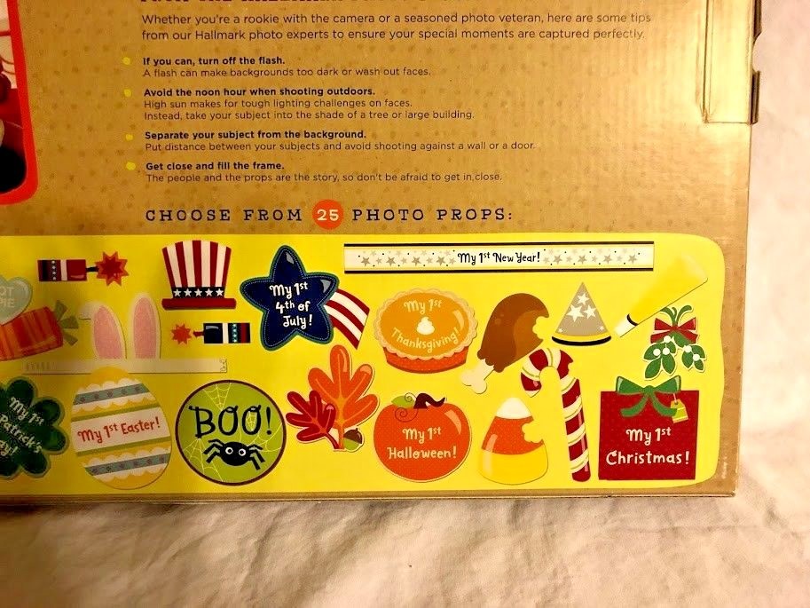Hallmark Pics N Props Baby's First Holidays Kit Photo Booth Photo Album Gifts