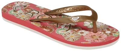 

Сандалии Roxy Girls Tahiti — красный/золотой — новинка