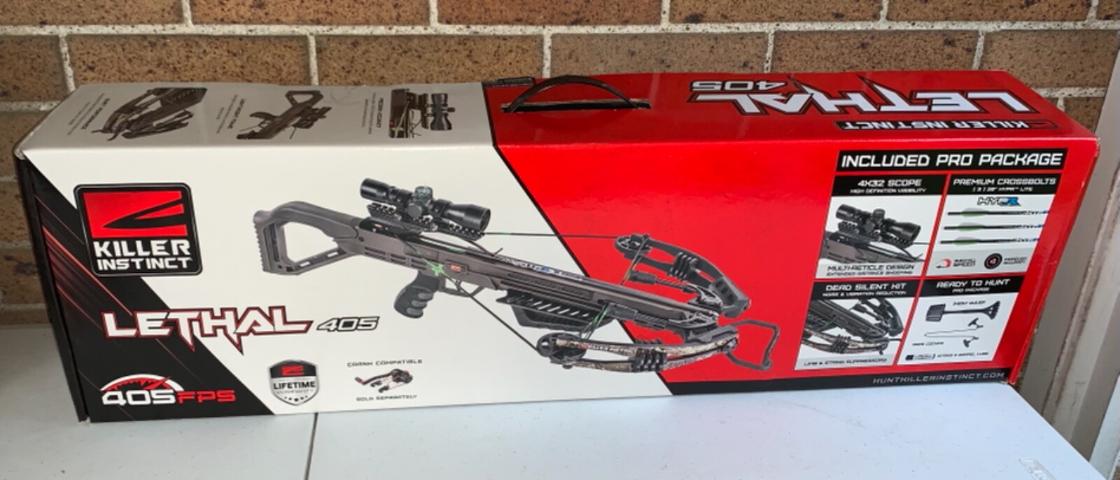 Купить Арбалет New 2021 Killer Instinct Lethal 405 4x32 Scope Crossbow ...