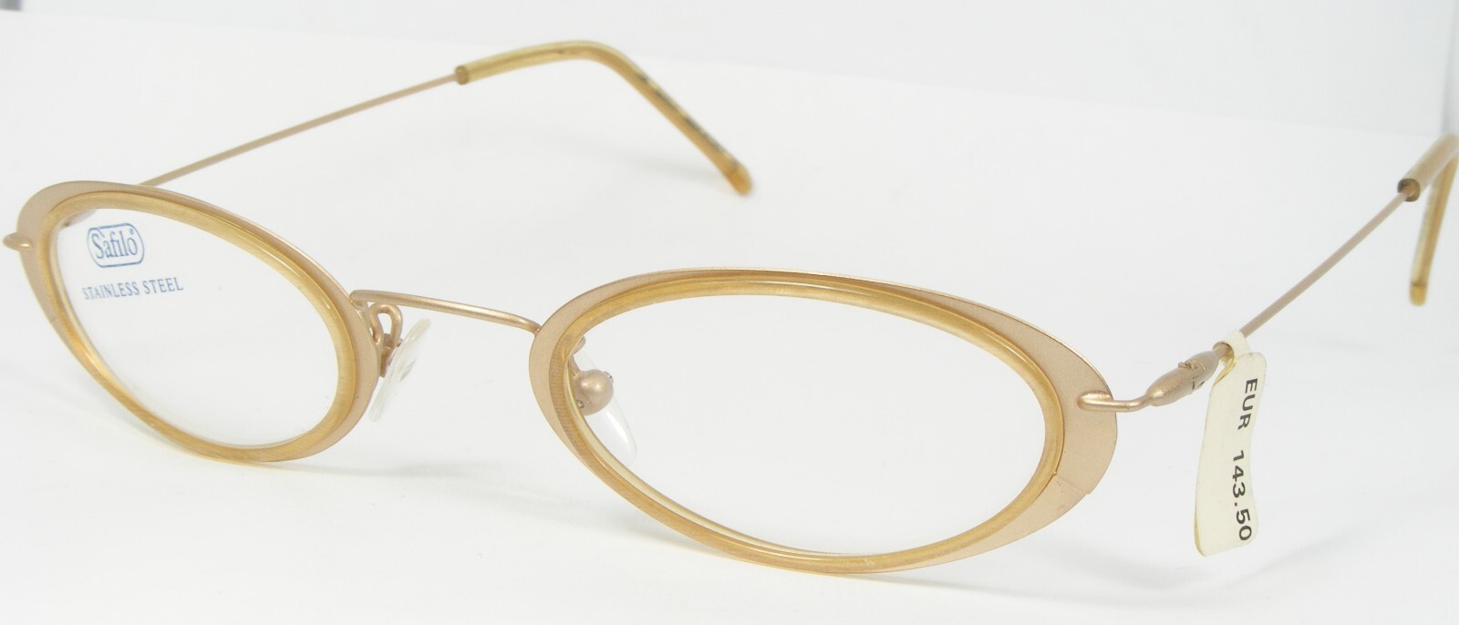 メガネ SAFILO Safilo - CF 1025 - LKS 15 GOLD BLUE Vintage SAFILO TEAM 7870/D Z1F PALE GOLD UNIQUE RARE