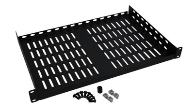 Tripp Lite SRSHELF2P1U Rack Enclosure Cantilever Fixed Shelf, 1U, Black, 40lbs