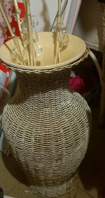 White Wicker Large Floor Vase In Lisburn County Antrim Gumtree