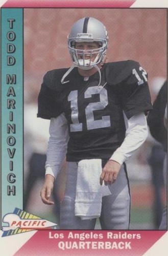 1991 Pacific Todd Marinovich #599