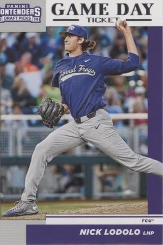 2019 Panini Contenders Draft Picks - Nick Lodolo #17