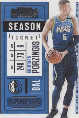 2020-21 Panini Contenders - Kristaps Porzingis #42