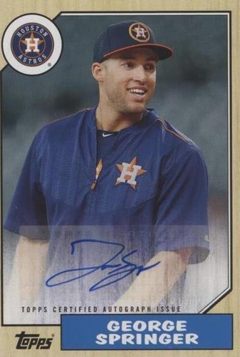 2017 Topps - George Springer #1987A-GS
