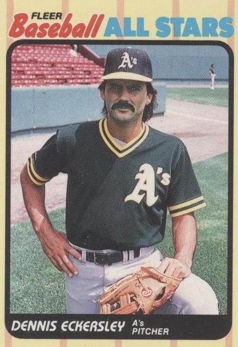 Fleer Baseball All Stars 1989 - Dennis Eckersley #12