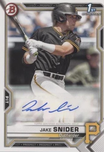 2021 Bowman - Jake Snider #PAPR-JS