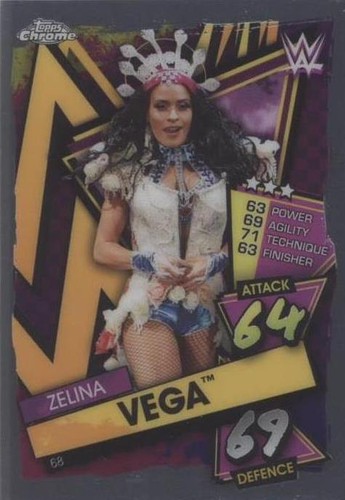 Zelina Vega | 2021 Topps Chrome WWE Slam Attax #68 LWO | eBay