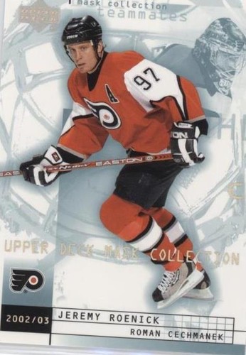 2002-03 Upper Deck Mask Collection - Jeremy Roenick Roman Cechmanek #62