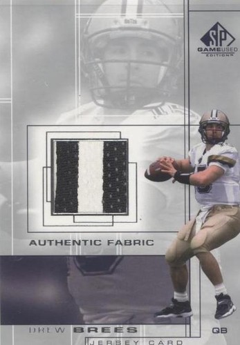 2001 SP Game Used Edition Drew Brees #BR