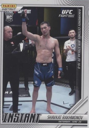 2022 UFC Shavkat Rakhmonov Purple Prizm /149 PSA 9 Rookie 2022 UFC Shavkat Rakhmonov Purple Prizm /149 PSA 9 Rookie