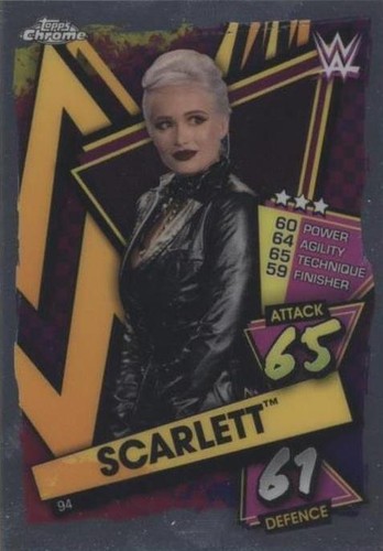 2021 Topps Chrome WWE Slam Attax - Scarlett #94