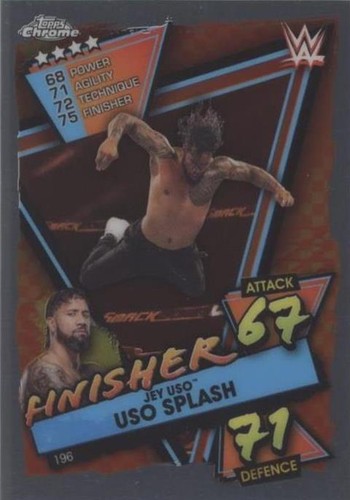 2021 Topps Chrome WWE Slam Attax - Jey Uso #196