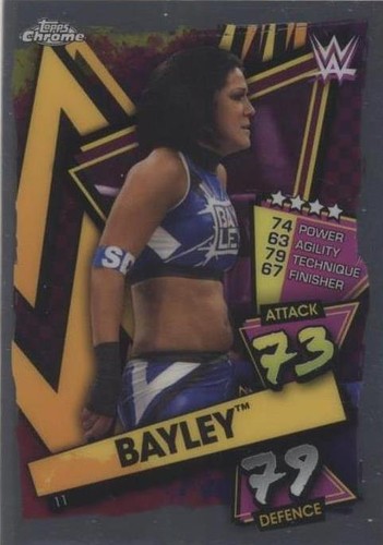 2021 Topps Chrome WWE Slam Attax - Bayley #11
