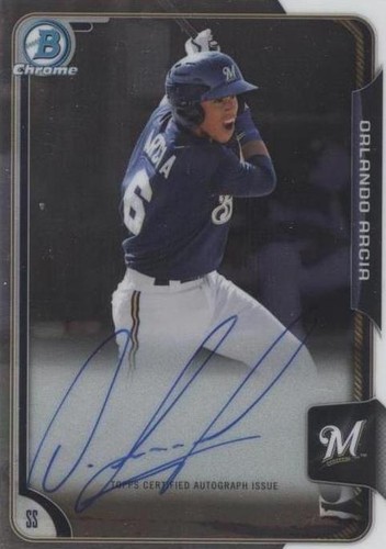 2015 Bowman - Orlando Arcia #BCAP-OA