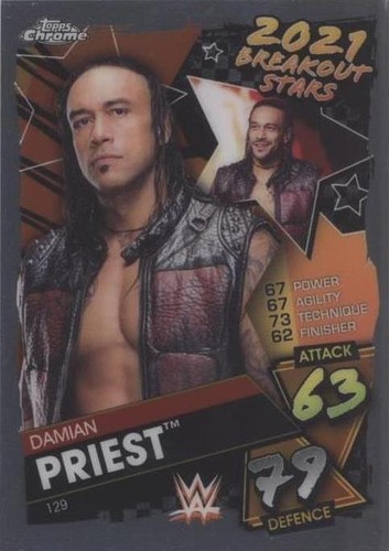 2021 Topps Chrome WWE Slam Attax - Damian Priest #129