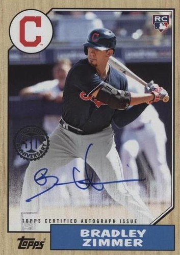 2017 Topps Update Series - Bradley Zimmer #87A-BZ