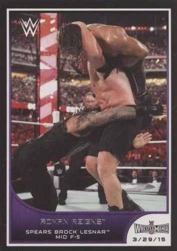 2016 Topps WWE Road to Wrestlemania - Roman Reigns #13