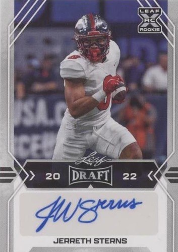 2022 Leaf Draft Jerreth Sterns #BA-JS1