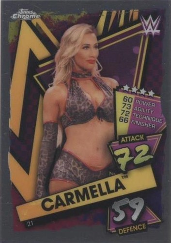 2021 Topps Chrome WWE Slam Attax - Carmella #21