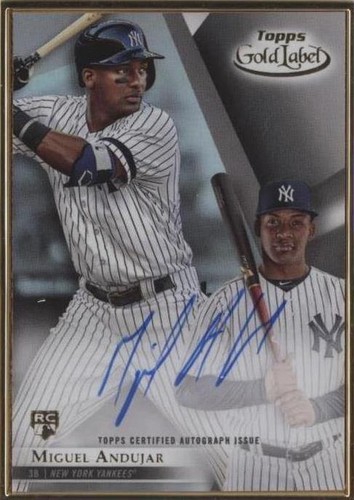 2018 Topps Gold Label - Miguel Andujar #FA-MA
