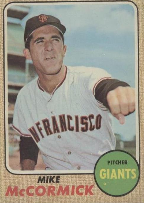 1968 Topps - Mike McCormick #400