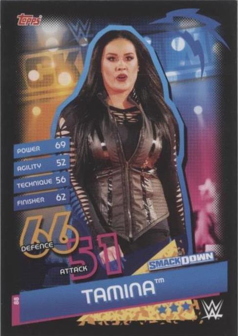 2020 Topps WWE Slam Attax Reloaded - Tamina Snuka #88