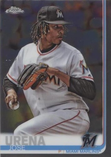 2019 Topps Chrome - Jose Urena #199