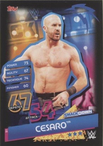 2020 Topps WWE Slam Attax Reloaded - Cesaro #51