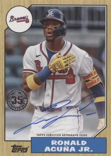 2022 Topps Series 1 - Ronald Acuña Jr. #87BA-RAJ