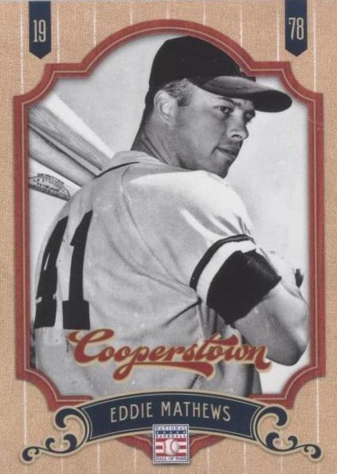 Panini Cooperstown 2012 - Eddie Mathews #99