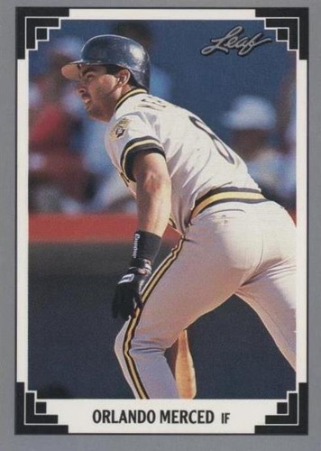 1991 Leaf - Orlando Merced #489
