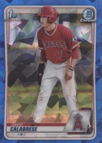 2020 Bowman Chrome Draft Sapphire Edition - David Calabrese #BD-103