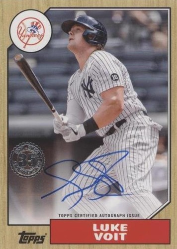 2022 Topps Series 1 - Luke Voit #87BA-LV