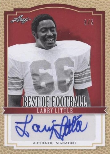 2012 Leaf Best of Football Larry Little #BA-LL1