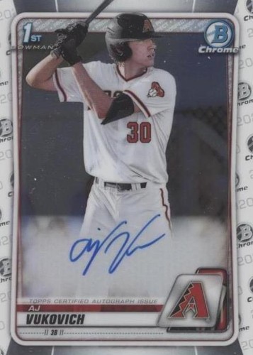 2020 Bowman Draft - AJ Vukovich #CDA-AV