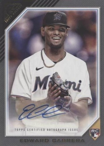 2022 Topps Gallery - Edward Cabrera #RA-ECA