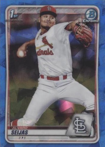 2020 Bowman Chrome Sapphire Edition - Alvaro Seijas #BCP-60