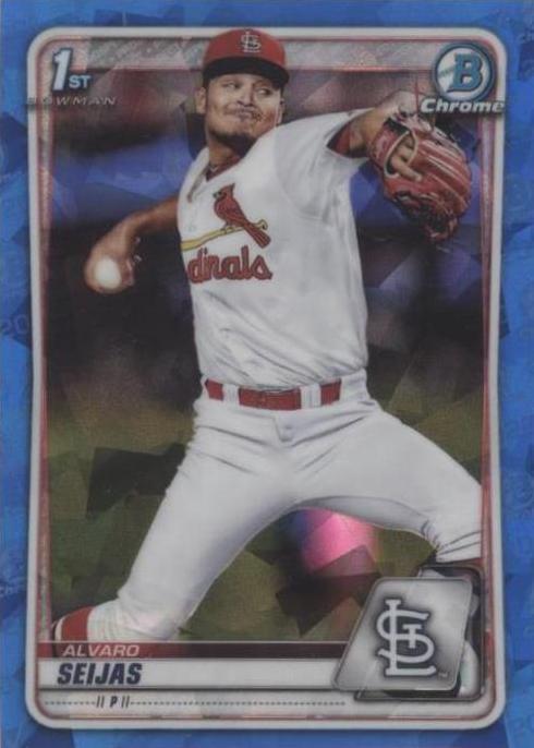 2020 Bowman Chrome Sapphire Edition - Alvaro Seijas #BCP-60