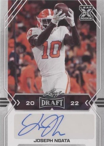2022 Leaf Draft Joseph Ngata #BA-JN1