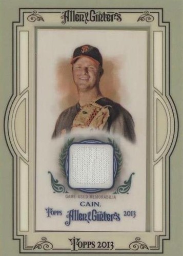 2013 Topps Allen & Ginter's - Matt Cain #AGR-MC