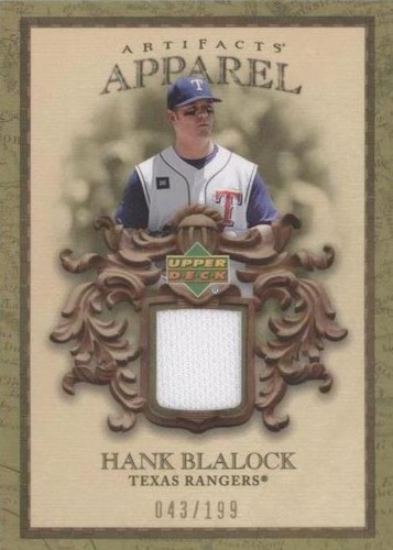 2007 Upper Deck Artifacts - Hank Blalock #MLB-HB