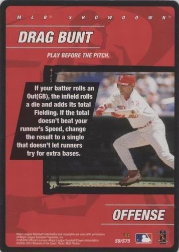 2001 MLB Showdown - Tomas Perez #S9