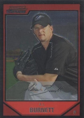 2007 Bowman Chrome - A. J. Burnett #104