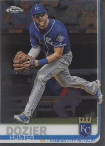 2019 Topps Chrome - Hunter Dozier #166