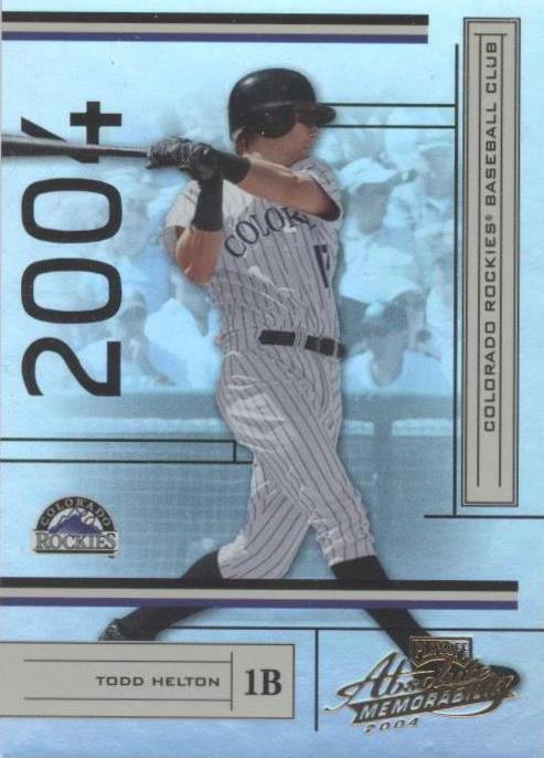 Playoff Absolute Memorabilia 2004 - Todd Helton #67